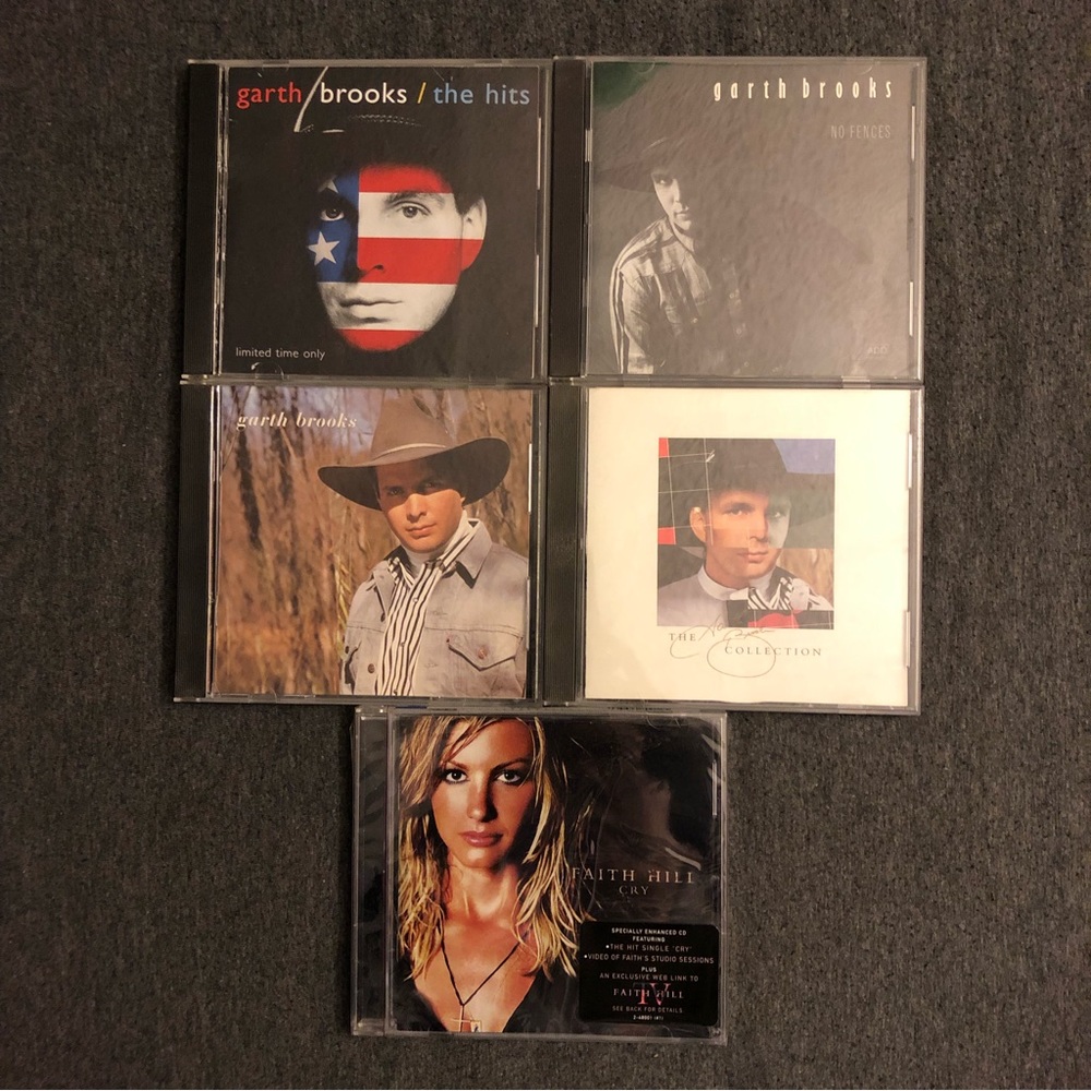 Collection of Country - Garth Brooks & Faith Hill CDs